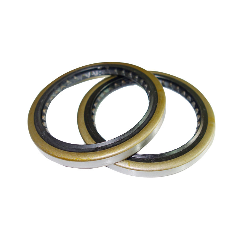 Single- acting polyurethane rotary shaft oil seal with retainer ring